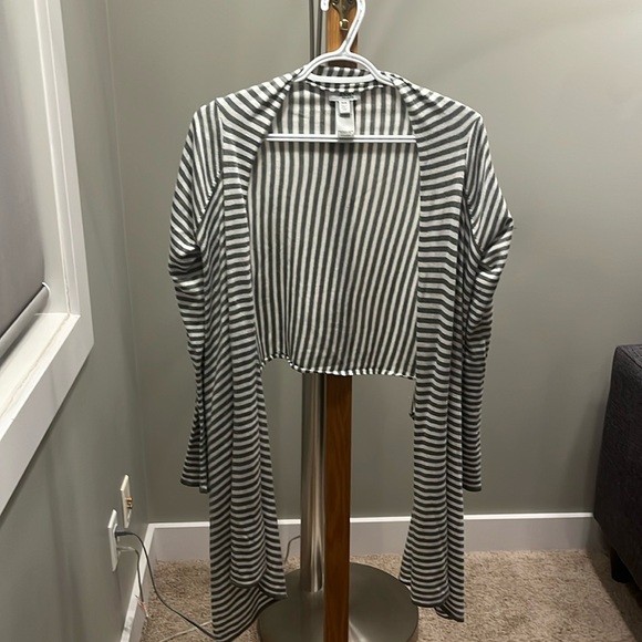 Jacob women’s striped knit open cardigan- size M - Picture 1 of 6